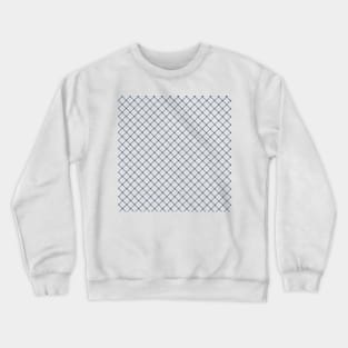 Dotted Grid Navy Blue Crewneck Sweatshirt